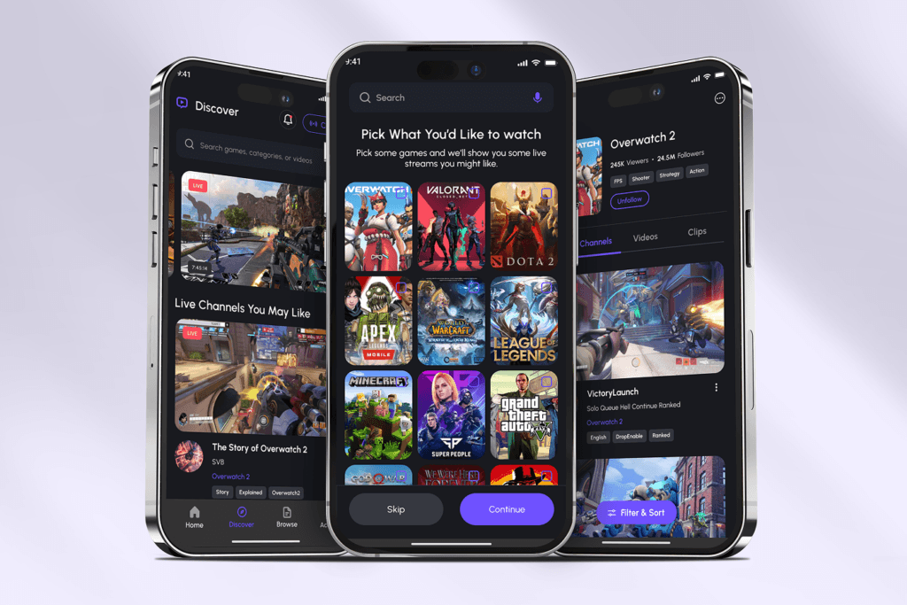 Streamo Applicathin Design ET