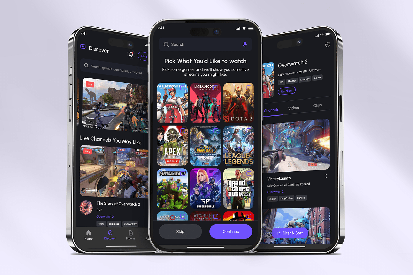 Streamo Applicathin Design ET